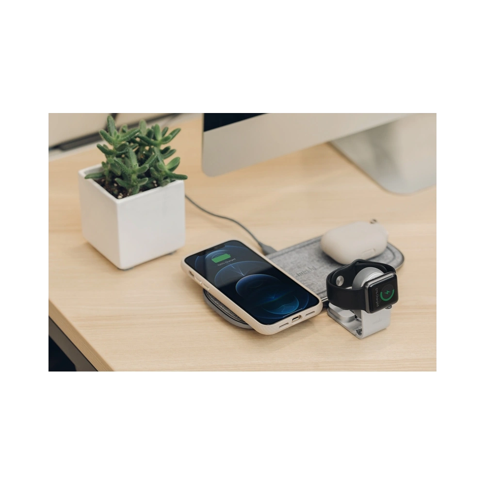 Wholesale Moshi Sette Q Dual Qi Wireless Charger (Nordic Gray) - MOSH144GRY - {ean13} - Hurt