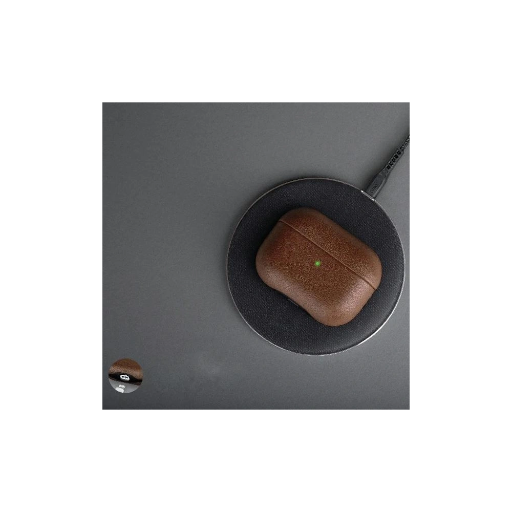 Hurtownia GSM - Etui UNIQ Terra Apple AirPods Pro pravá kůže hnědá/brown - UNIQ380BR - {ean13} - Hurt