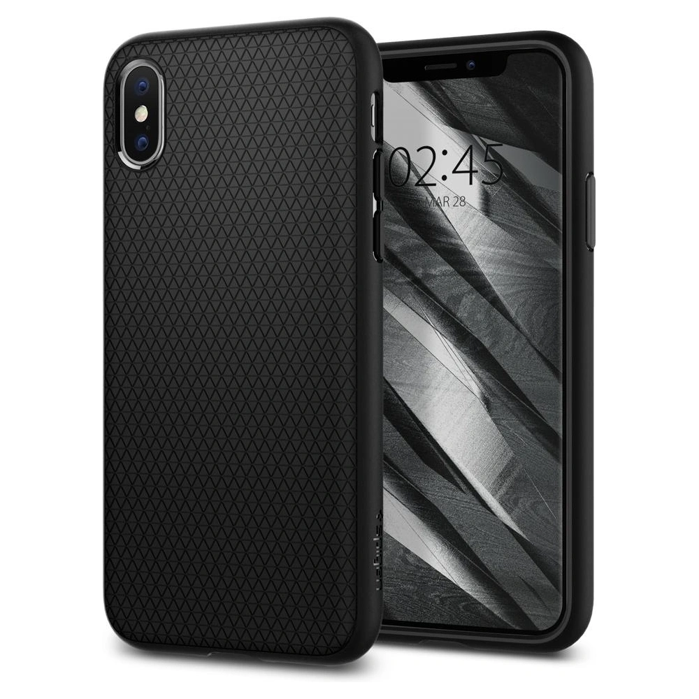 Hurtownia GSM - Etui Spigen Liquid Air Apple iPhone XS/X 5.8 Černé - SPN175BLK - {ean13} - Hurt