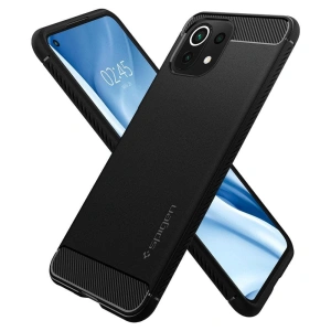Hurtownia GSM - Etui Spigen Rugged Armor Xiaomi Mi 11 Lite LTE/5G Matte Black - SPN1624BLK - {ean13} - Hurt