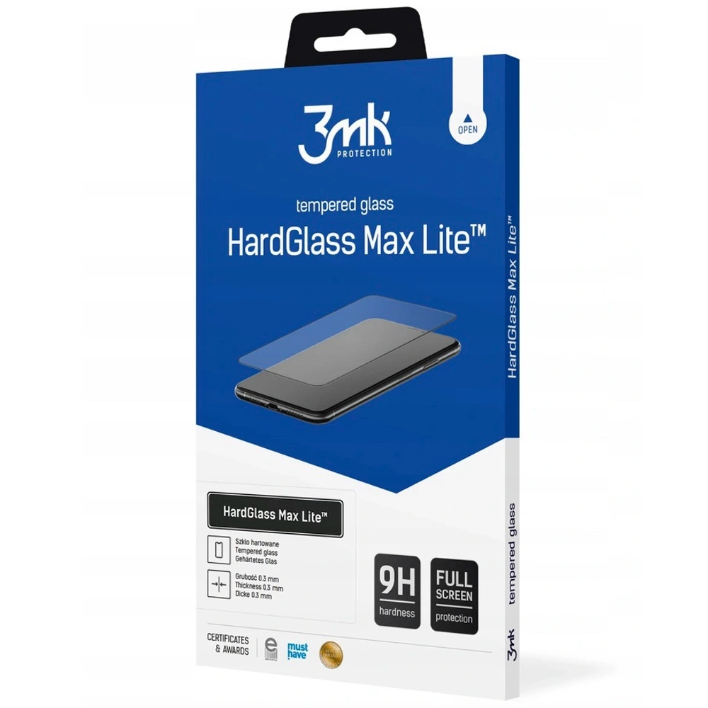 Hurtownia GSM - Szkło hartowane 3MK HardGlass Max Lite Realme 8 5G czarne - 3MK1703 - {ean13} - Hurt