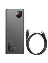 Hurtownia GSM - PowerBank Baseus Adaman Metal 20000mAh, PD, QC 3.0, 65W, 2xUSB + USB-C + micro USB, (černý) - BSU2696BLK - {ean13} - Hurt