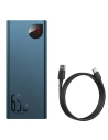 Hurtownia GSM - PowerBank Baseus Adaman Metal 20000mAh, PD, QC 3.0, 65W, 2xUSB + USB-C + micro USB, (modrý) - BSU2697BLU - {ean13} - Hurt