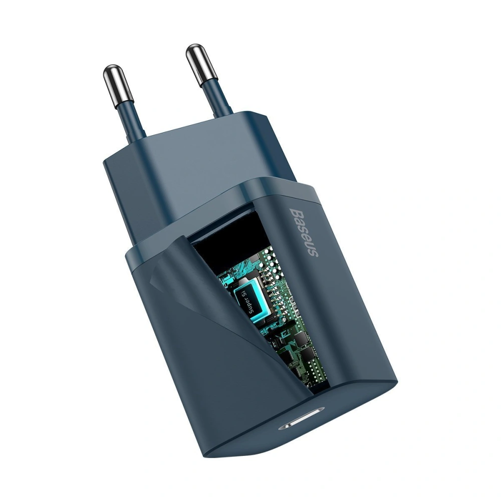 Hurtownia GSM - Síťová nabíječka Baseus Super Si Quick Charger 1C 20W (modrá) - BSU2699BLU - {ean13} - Hurt