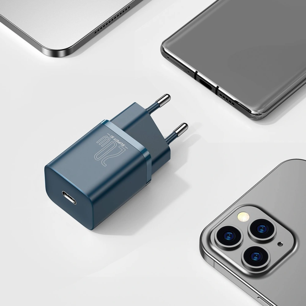 Wholesale Baseus Super Si Quick Charger 1C 20W (Blue) - BSU2699BLU - {ean13} - Hurt