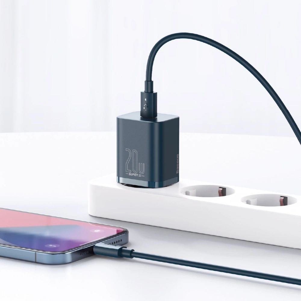 Wholesale Baseus Super Si Quick Charger 1C 20W (Blue) - BSU2699BLU - {ean13} - Hurt