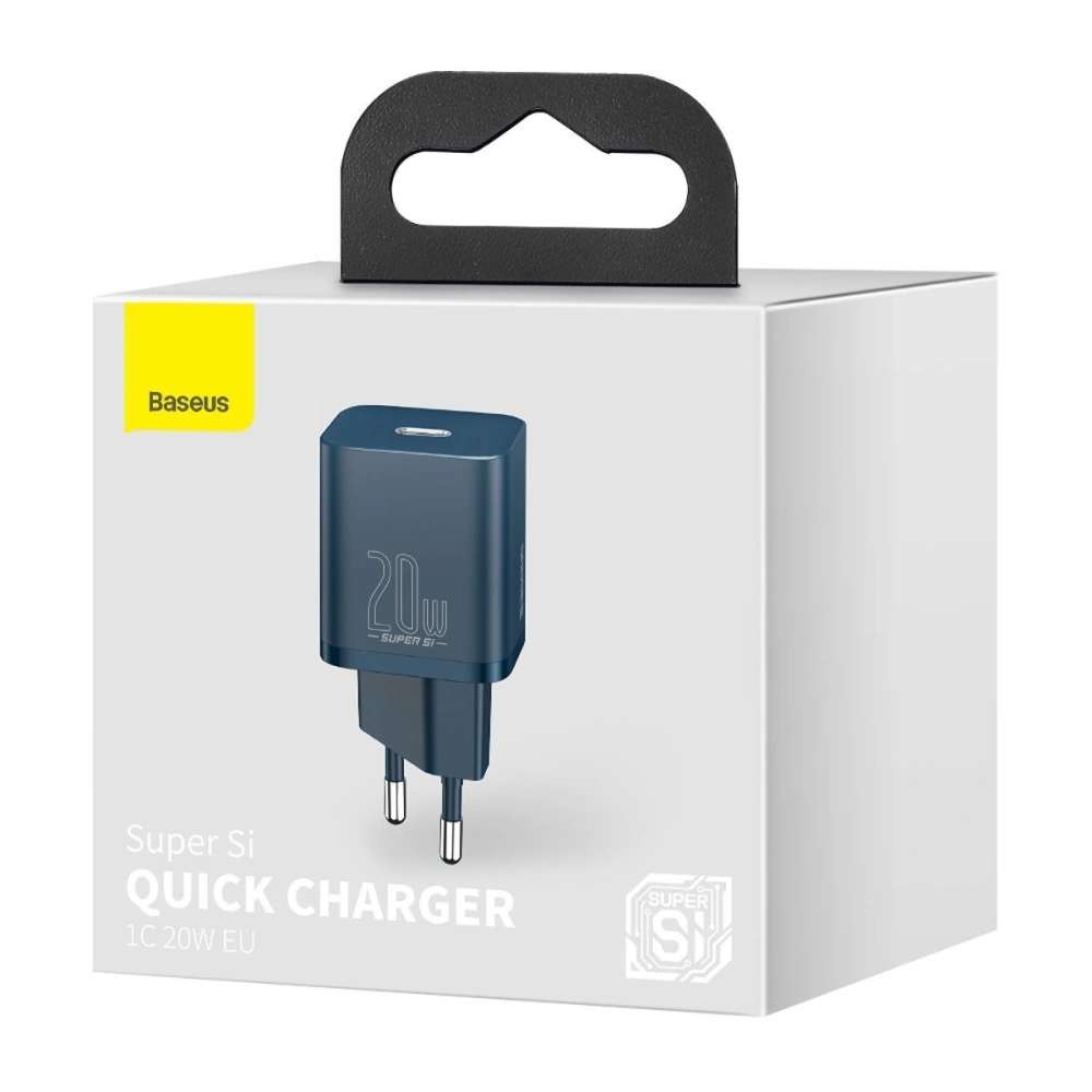 Wholesale Baseus Super Si Quick Charger 1C 20W (Blue) - BSU2699BLU - {ean13} - Hurt