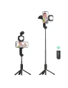 Hurtownia GSM - Statyw / tripod / Selfie stick BlitzWolf BW-BS15 z lampą i mikrofonem - BLZ378 - {ean13} - Hurt
