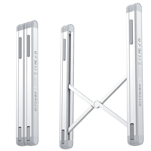 Podstawka Pod Laptop BlitzWolf BW-ELS1, 9.7-15.6, Regulowana (Srebrna) 