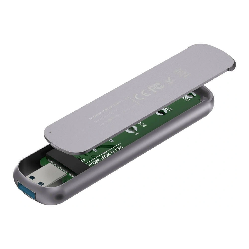 Hurtownia GSM - Obal disku SATA M.2 SSD BlitzWolf BW-SSDE3 B-key, 5Gbps, USB-A - BLZ383 - {ean13} - Hurt