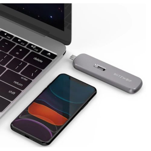 Obudowa dysku SATA M.2 SSD BlitzWolf BW-SSDE3 B-key, 5Gbps, USB-A