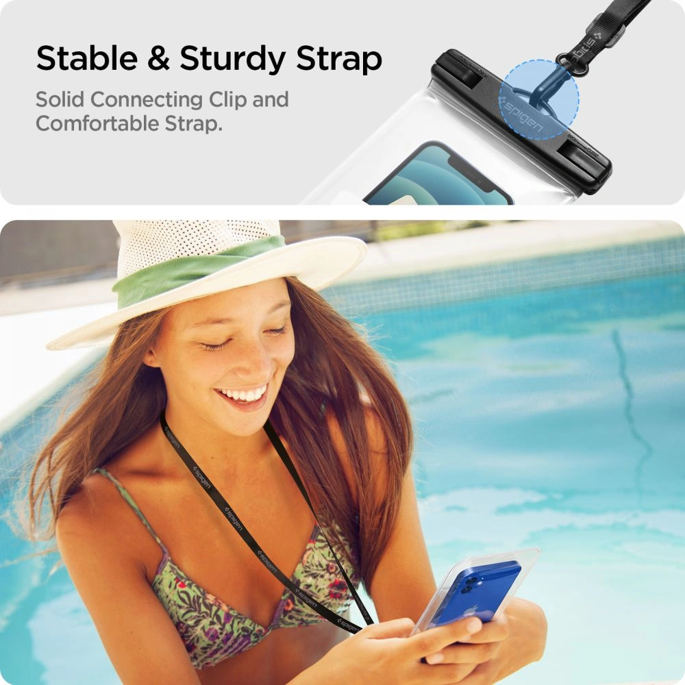 Wholesale Spigen A601 Universal Waterproof Case Crystal Clear [2 PACK] - SPN1626CL - {ean13} - Hurt
