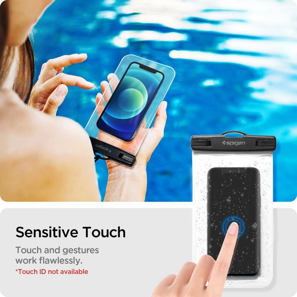 Hurtownia GSM - Uniwersalne wodoszczelne etui Spigen A601 Universal Waterproof Case Crystal Clear [2 PACK] - SPN1626CL - {ean13} - Hurt