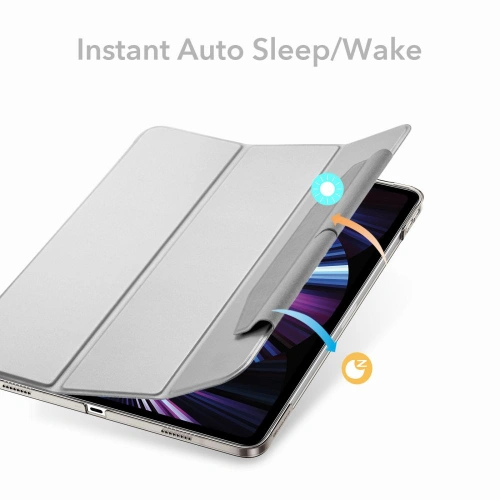 Etui ESR Ascend Trifold Apple iPad Pro 11 2021 (3. generacji) Silver Grey