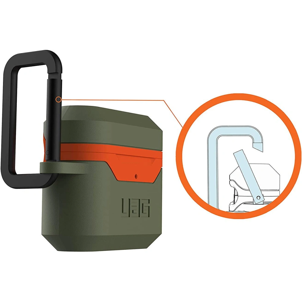 Hurtownia GSM - Etui UAG Urban Armor Gear V2 Apple AirPods Pro (olive/orange) - UAG636OLIORG - {ean13} - Hurt