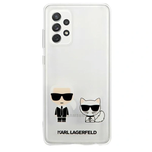 Etui Karl Lagerfeld KLHCA72CKTR Samsung Galaxy A72 hardcase Transparent Karl & Choupette