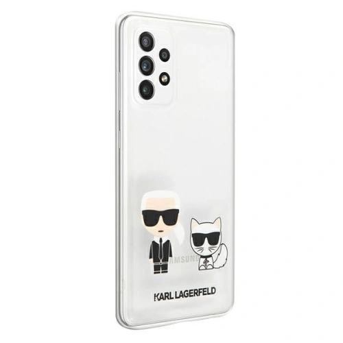 Etui Karl Lagerfeld KLHCA72CKTR Samsung Galaxy A72 hardcase Transparent Karl & Choupette