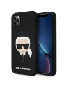 Etui Karl Lagerfeld KLHCN58SLKHBK Apple iPhone 11 Pro czarny/black hardcase Silicone Karl`s Head