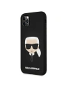 Etui Karl Lagerfeld KLHCN58SLKHBK Apple iPhone 11 Pro czarny/black hardcase Silicone Karl`s Head
