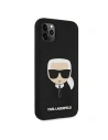 Etui Karl Lagerfeld KLHCN58SLKHBK Apple iPhone 11 Pro černý/black hardcase Silicone Karl's Head