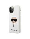 Hurtownia GSM - Etui Karl Lagerfeld KLHCP12MSLKHWH Apple iPhone 12/12 Pro biały/white hardcase Silicone Karl`s Head - KLD507WHT - {ean13} - Hurt
