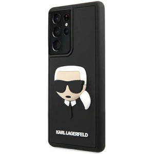 Hurtownia GSM - Etui Karl Lagerfeld KLHCS21LKH3DBK Samsung Galaxy S21 Ultra czarny/black hardcase 3D Rubber Karl`s Head - KLD508BLK - {ean13} - Hurt