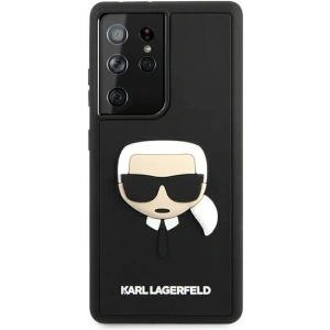 Hurtownia GSM - Etui Karl Lagerfeld KLHCS21LKH3DBK Samsung Galaxy S21 Ultra czarny/black hardcase 3D Rubber Karl`s Head - KLD508BLK - {ean13} - Hurt