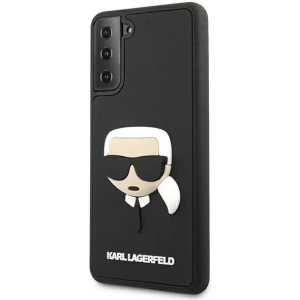 Hurtownia GSM - Karl Lagerfeld Samsung Case KLHCS21MKH3DBK Galaxy S21+ Plus schwarz/schwarzes Hartschalengehäuse 3D Rubber Karl`s Head - KLD509BLK - {ean13} - Hurt
