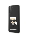 Hurtownia GSM - Etui Karl Lagerfeld KLHCS21MKH3DBK Samsung Galaxy S21+ Plus czarny/black hardcase 3D Rubber Karl`s Head - KLD509BLK - {ean13} - Hurt