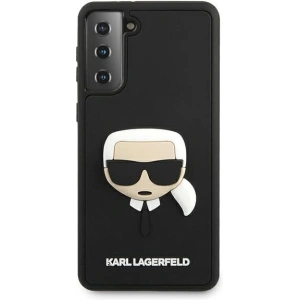 Hurtownia GSM - Karl Lagerfeld Samsung Case KLHCS21MKH3DBK Galaxy S21+ Plus schwarz/schwarzes Hartschalengehäuse 3D Rubber Karl`s Head - KLD509BLK - {ean13} - Hurt
