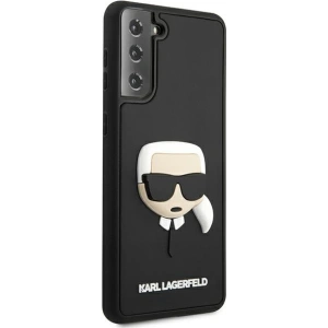 Hurtownia GSM - Karl Lagerfeld Samsung Case KLHCS21MKH3DBK Galaxy S21+ Plus schwarz/schwarzes Hartschalengehäuse 3D Rubber Karl`s Head - KLD509BLK - {ean13} - Hurt