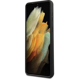 Hurtownia GSM - Karl Lagerfeld Samsung Case KLHCS21MKH3DBK Galaxy S21+ Plus schwarz/schwarzes Hartschalengehäuse 3D Rubber Karl`s Head - KLD509BLK - {ean13} - Hurt