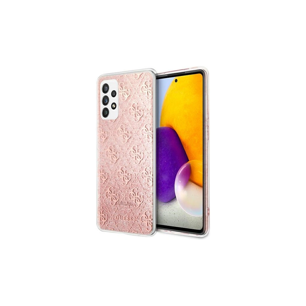 Hurtownia GSM - Etui Guess GUHCA72PCU4GLPI Samsung Galaxy A72 růžový/pink tvrdý kryt 4G Glitter - GUE993PNK - {ean13} - Hurt
