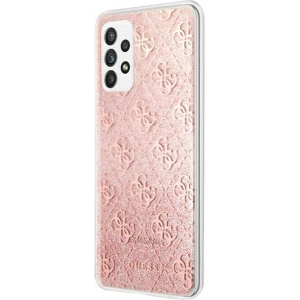 Wholesale Guess GUHCA72PCU4GLPI Samsung Galaxy A72 pink hard case 4G Glitter - GUE993PNK - {ean13} - Hurt