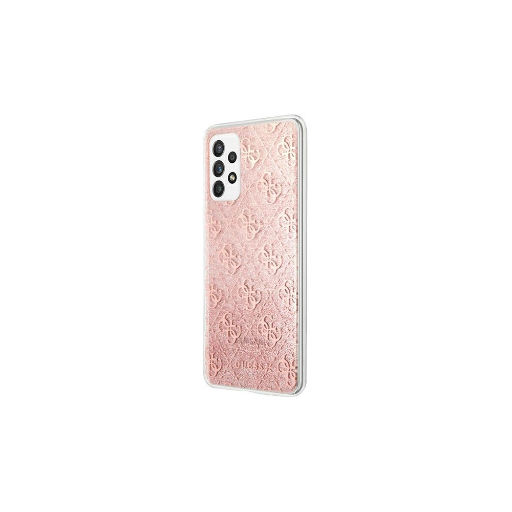 Hurtownia GSM - Etui Guess GUHCA72PCU4GLPI Samsung Galaxy A72 růžový/pink tvrdý kryt 4G Glitter - GUE993PNK - {ean13} - Hurt
