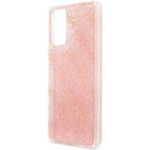 Wholesale Guess GUHCA72PCU4GLPI Samsung Galaxy A72 pink hard case 4G Glitter - GUE993PNK - {ean13} - Hurt