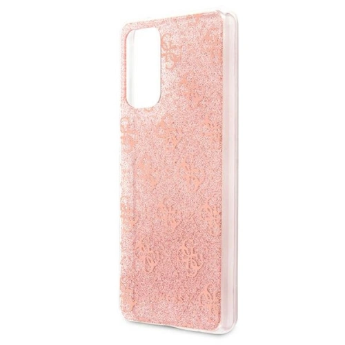Etui Guess GUHCA72PCU4GLPI Samsung Galaxy A72 różowy/pink hard case 4G Glitter