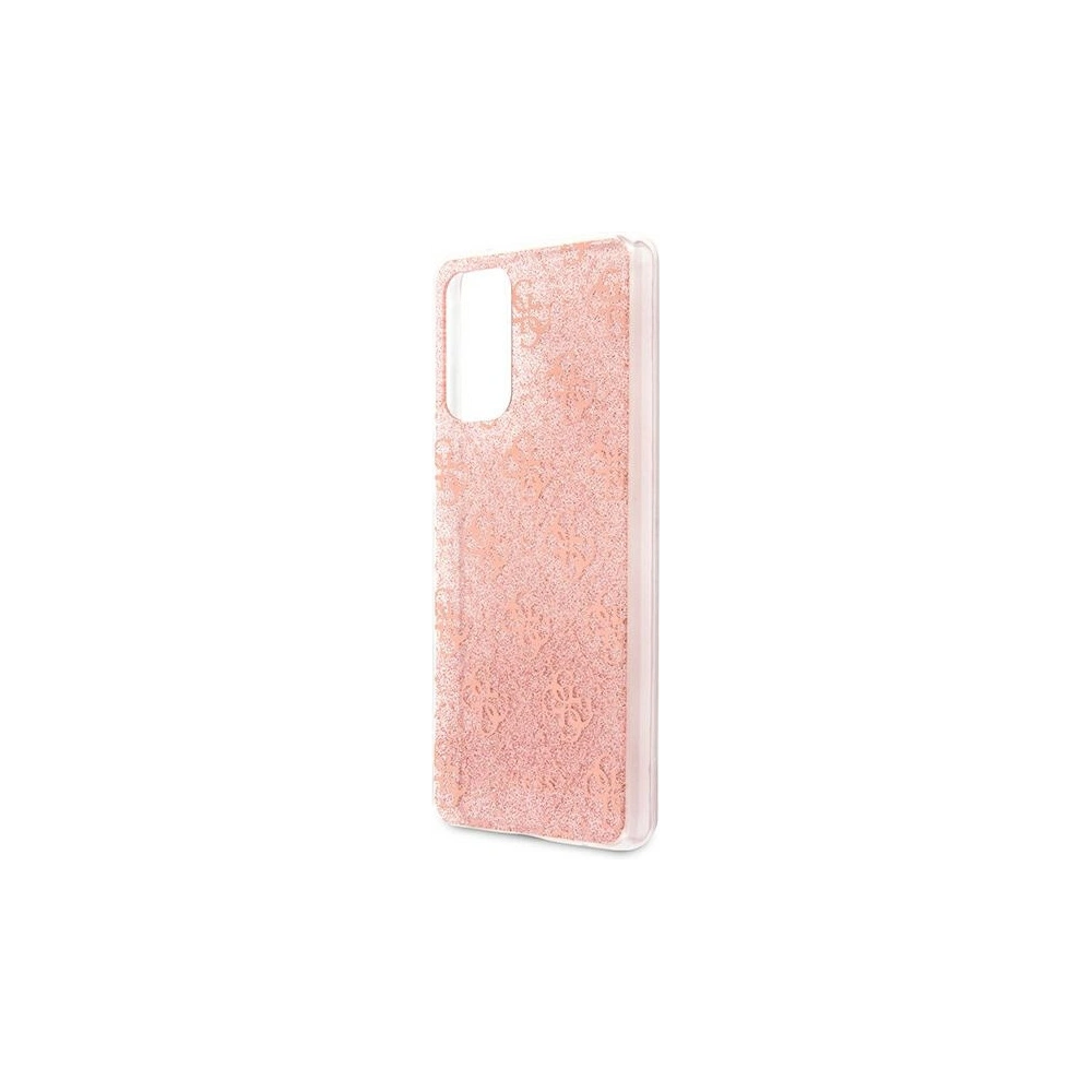 Hurtownia GSM - Etui Guess GUHCA72PCU4GLPI Samsung Galaxy A72 růžový/pink tvrdý kryt 4G Glitter - GUE993PNK - {ean13} - Hurt
