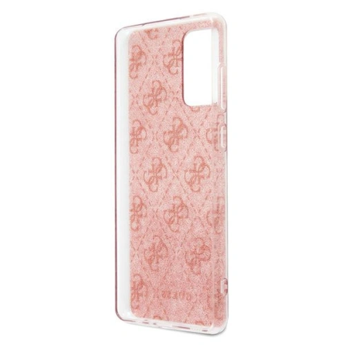 Etui Guess GUHCA72PCU4GLPI Samsung Galaxy A72 różowy/pink hard case 4G Glitter
