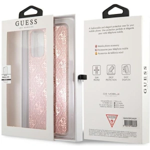 Wholesale Guess GUHCA72PCU4GLPI Samsung Galaxy A72 pink hard case 4G Glitter - GUE993PNK - {ean13} - Hurt