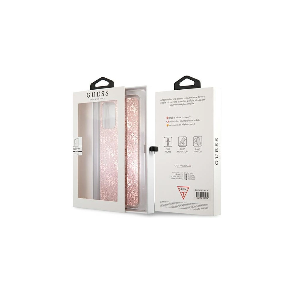 Hurtownia GSM - Etui Guess GUHCA72PCU4GLPI Samsung Galaxy A72 růžový/pink tvrdý kryt 4G Glitter - GUE993PNK - {ean13} - Hurt