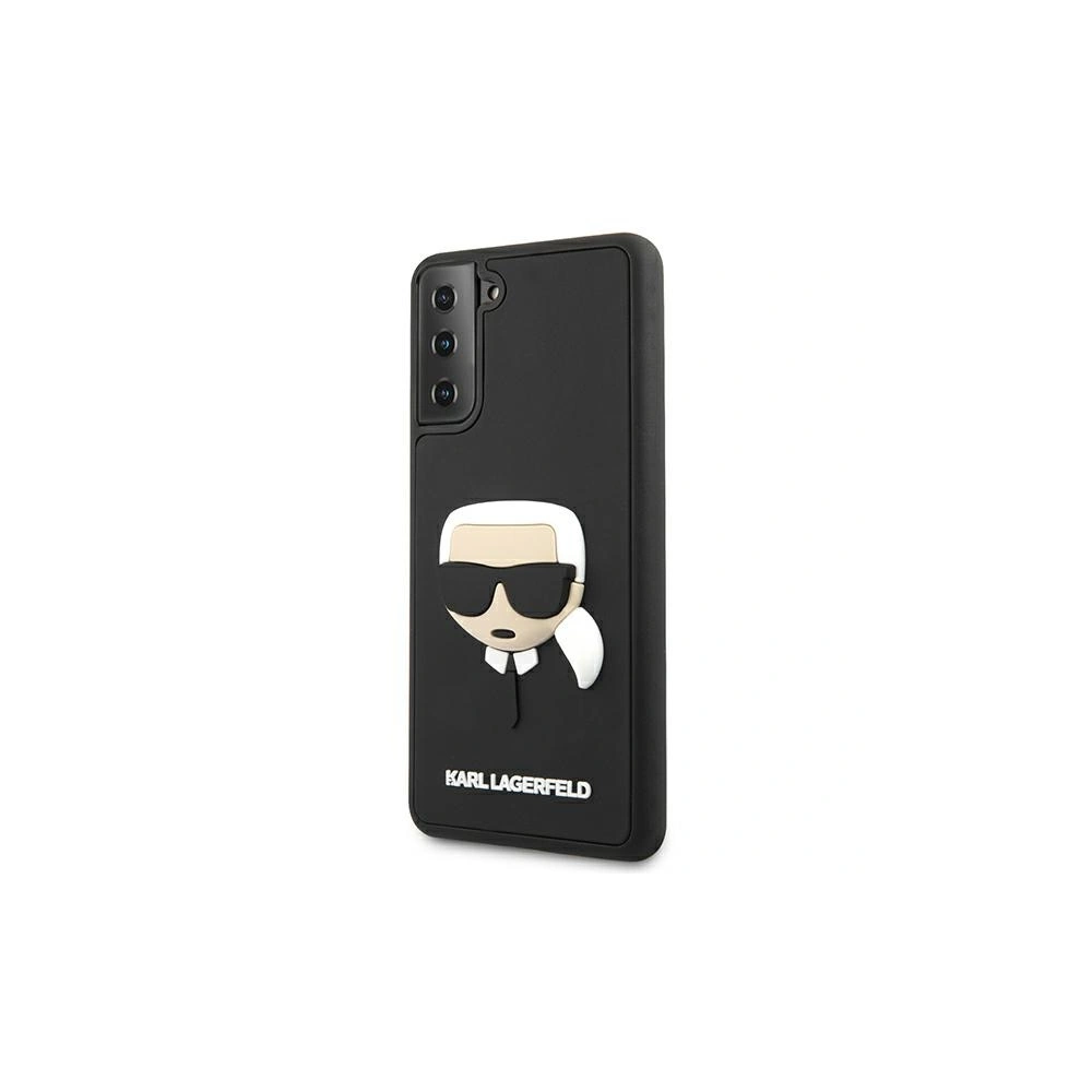 Hurtownia GSM - Etui Karl Lagerfeld KLHCS21SKH3DBK Samsung Galaxy S21 černý/black hardcase 3D Rubber Karl`s Head - KLD510BLK - {ean13} - Hurt