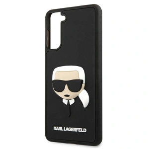 Wholesale Karl Lagerfeld KLHCS21SKH3DBK Samsung Galaxy S21 black hardcase 3D Rubber Karl`s Head - KLD510BLK - {ean13} - Hurt