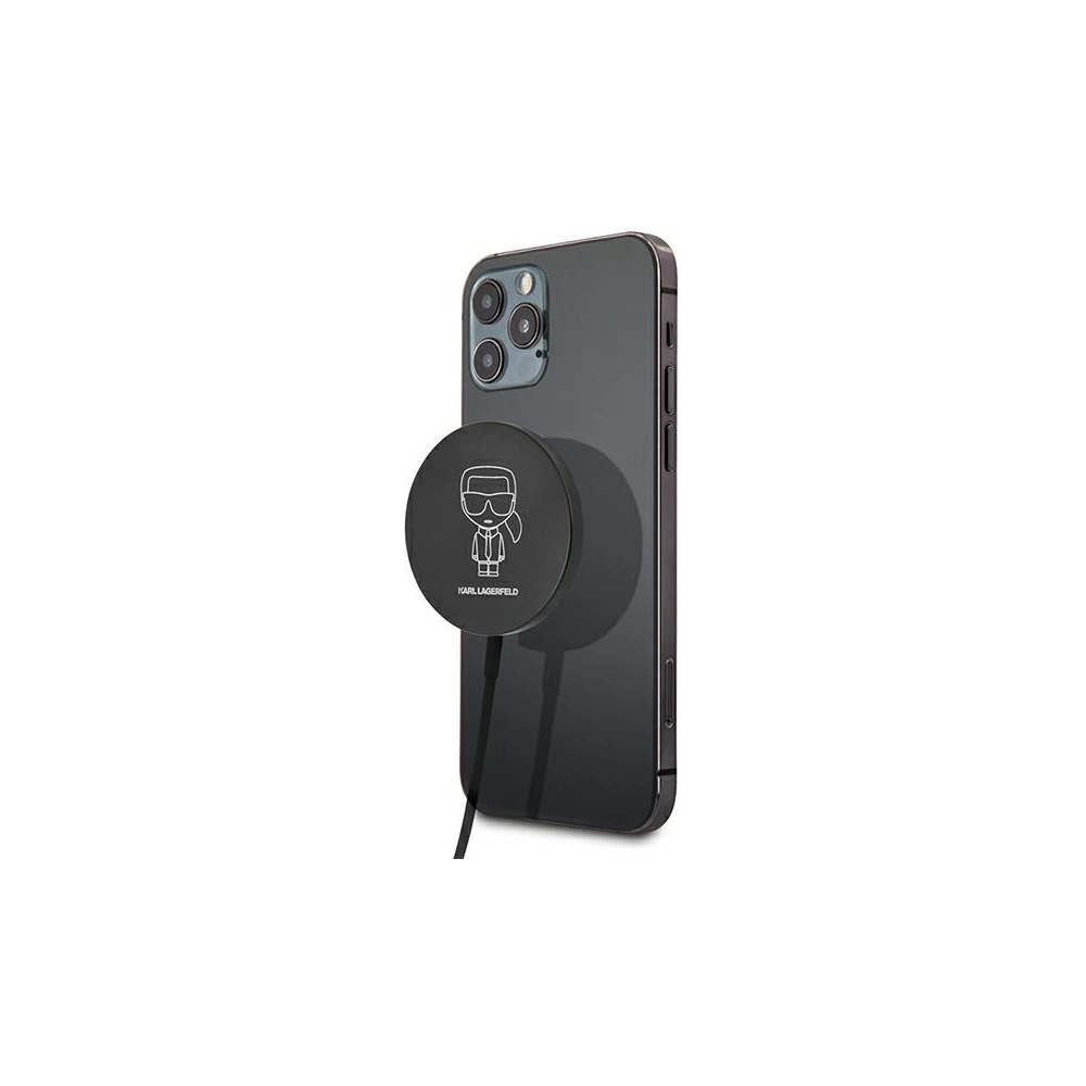 Wholesale Karl Lagerfeld Wireless Charger KLCBMSIKBK 15W MagSafe - KLD511 - {ean13} - Hurt