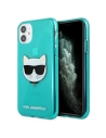 Etui Karl Lagerfeld KLHCN61CHTRB Apple iPhone 11 niebieski/blue hardcase Glitter Choupette Fluo
