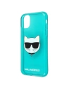 Hurtownia GSM - Etui Karl Lagerfeld KLHCN61CHTRB Apple iPhone 11 niebieski/blue hardcase Glitter Choupette Fluo - KLD512BLU - {ean13} - Hurt