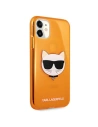 Hurtownia GSM - Etui Karl Lagerfeld KLHCN61CHTRO Apple iPhone 11 pomarańczowy/orange hardcase Glitter Choupette Fluo - KLD513ORG - {ean13} - Hurt