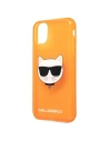 Hurtownia GSM - Etui Karl Lagerfeld KLHCN61CHTRO Apple iPhone 11 pomarańczowy/orange hardcase Glitter Choupette Fluo - KLD513ORG - {ean13} - Hurt
