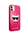 Hurtownia GSM - Etui Karl Lagerfeld KLHCN61CHTRP Apple iPhone 11 różowy/pink hardcase Glitter Choupette Fluo - KLD514PNK - {ean13} - Hurt