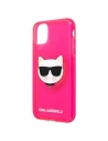 Hurtownia GSM - Etui Karl Lagerfeld KLHCN61CHTRP Apple iPhone 11 różowy/pink hardcase Glitter Choupette Fluo - KLD514PNK - {ean13} - Hurt